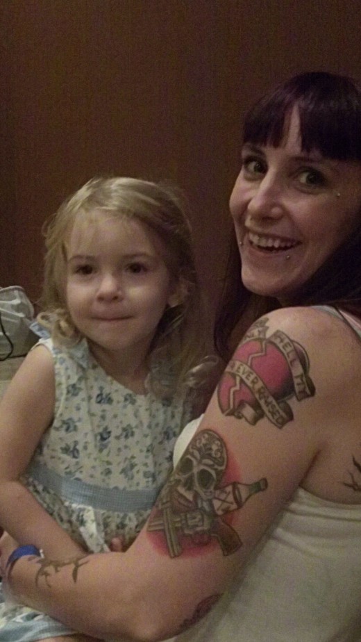 No matter how we may look different as tattooed people, our children look the same.