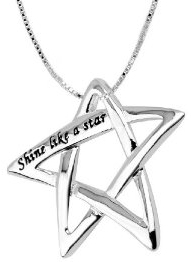 Shine a star from your neck.