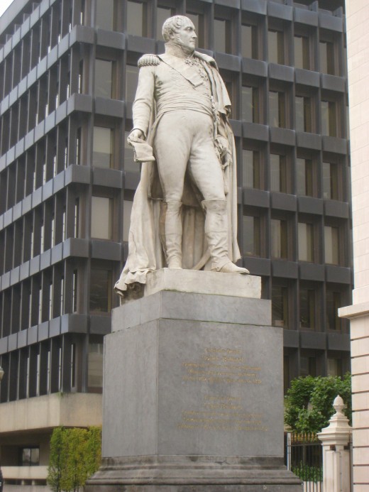 Statue of Augustin Daniel Belliard by Guillaume Geefs, Brussels, Belgium. Created 1836.
