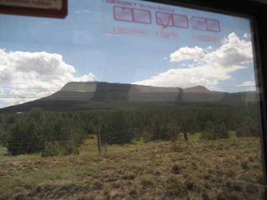 Another, what appears to be a volcanic mountain in New Mexico