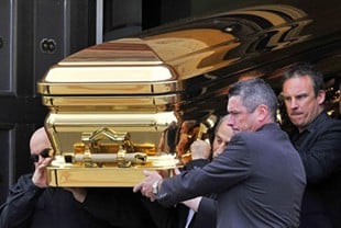 Carl Williams was buried in a gold plated coffin