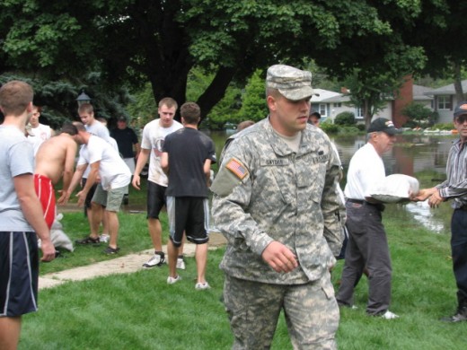 The Government called in the National Guard.
