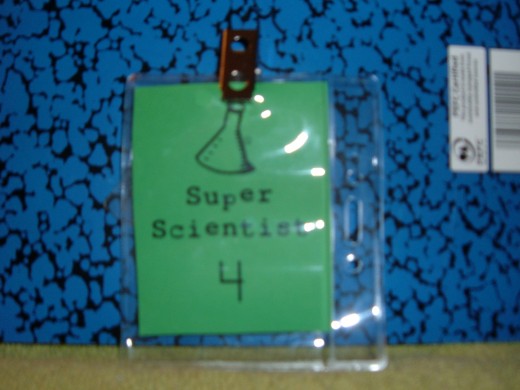 Badge for young scientist