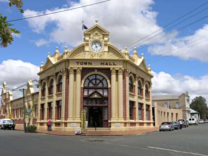 The Historic public hall in the main street
