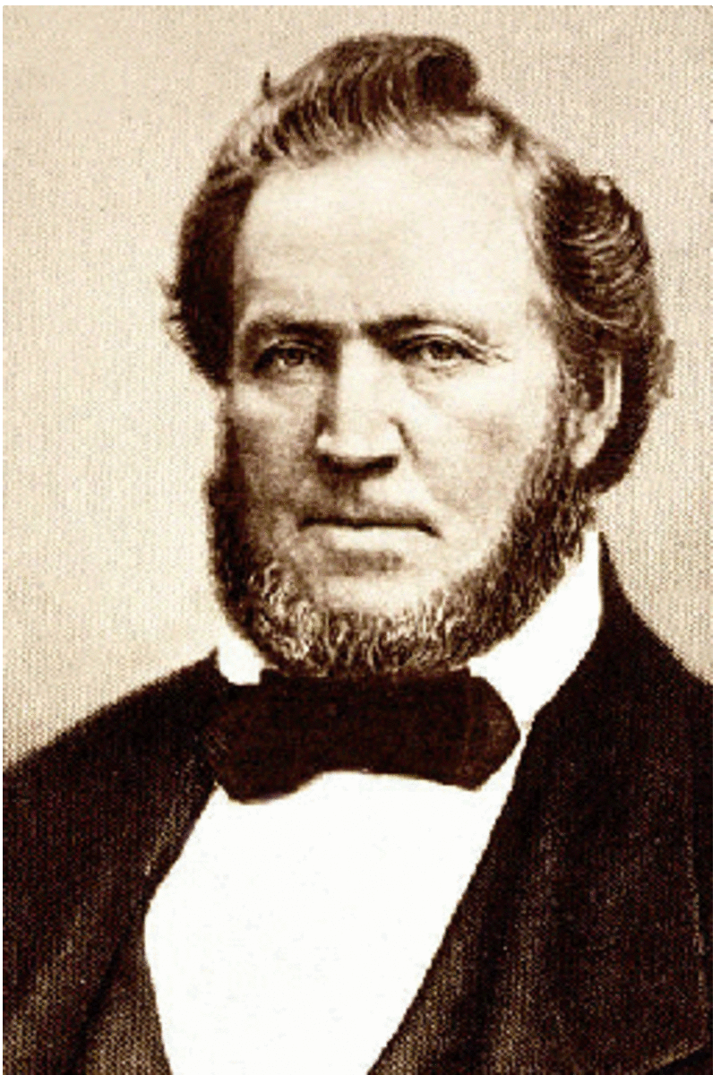 Brigham Young, Mormon Apostle and 2nd Mormon Church President.