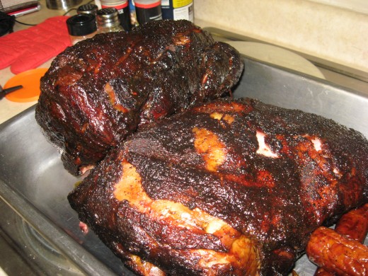 Thanksgiving dinner ideas: barbecued butts.