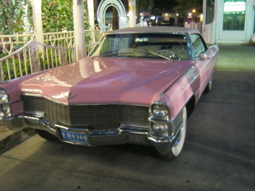 You can even drive up in a "pink Cadillac" that was once driven by "Elvis."