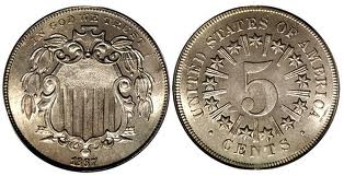 This is the first type "Rays" produced for the 1866 and 1867 Shield Nickel.