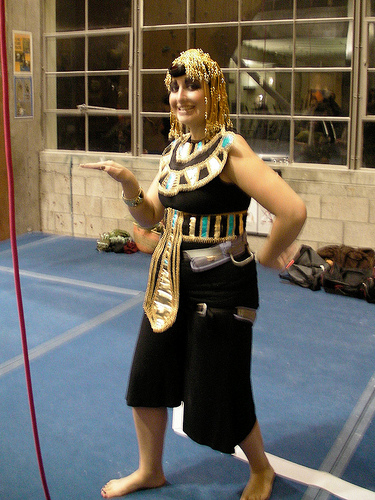 Don't forget to walk like an Egyptian!