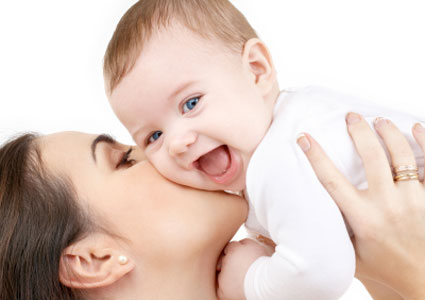 Baby and mom