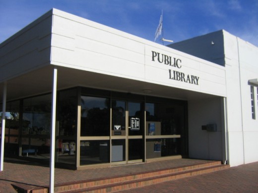 Saving money through visiting a public library.