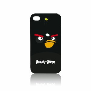 Black Bird Angry Birds iPhone 4 case
