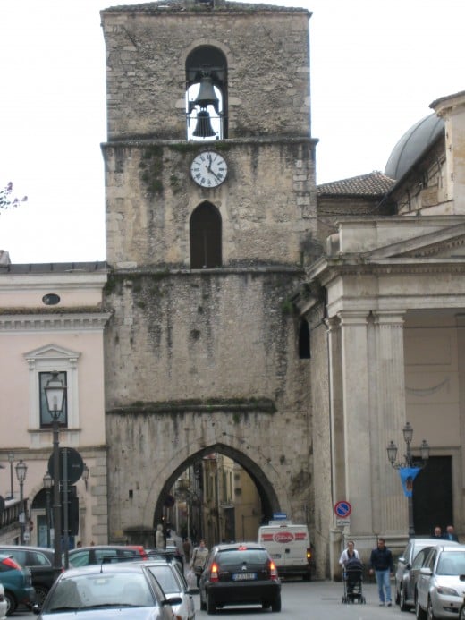 The original gate to the city of Isernia built three centuries before Christ was born.