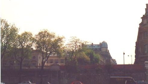 Crossing the Seine, there's "my" turret.