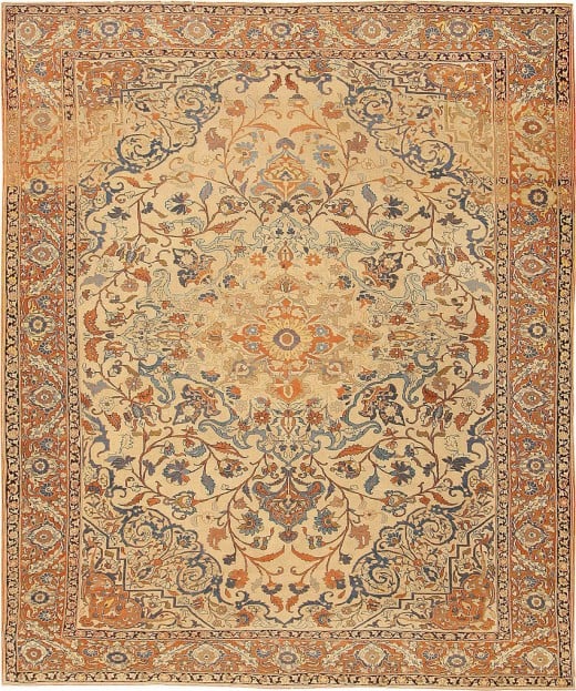 Antique Tabriz rug #41890