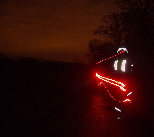 Be seen by motorists while on your bike in winter