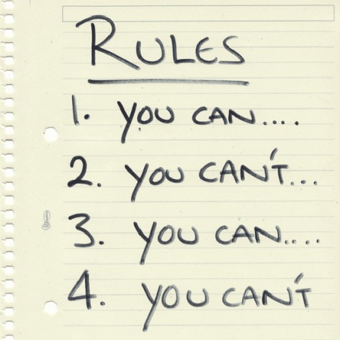 Those are the rules.