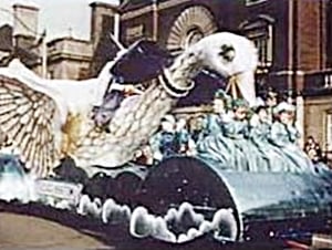 Mother Goose float from the 1953 Toronto Santa Claus Parade