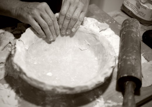 The answer to my pie crust woes can be found in this pie crust recipe.