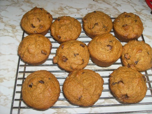 Straight from my oven, after cooling for a few minutes in the muffin pan. Ahhh, perfection!