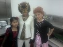 My grandkids and me at one of my parties.