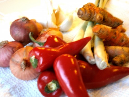 Every ingredient used here has health-enhancing qualities from raising metabolic rate (thermogenic spices such as chilies, turmeric) to fighting cancer such as lemon grass.