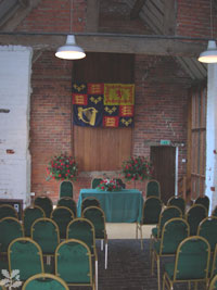 Moseley Old Hall Barn Interior
