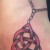 Cute Celtic Trinity Knot on Thigh Cute Celtic Trinity Knot on Thigh