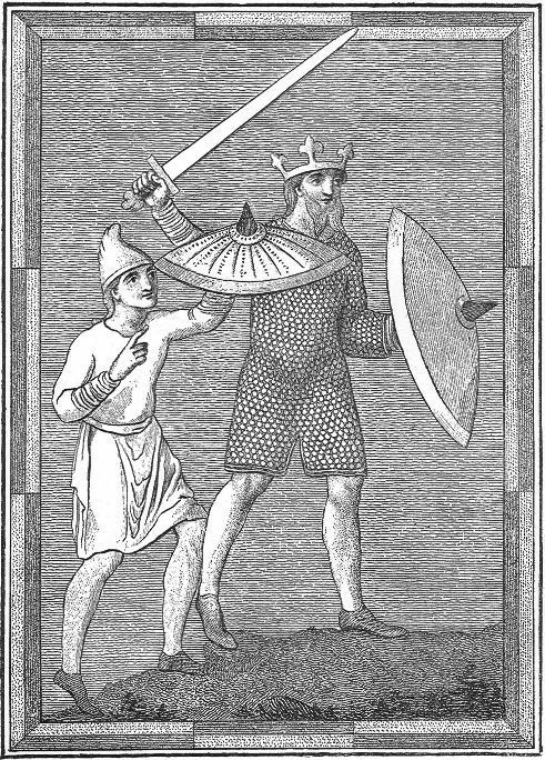 Saxon King and Armour bearer