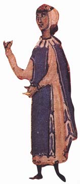 Arnaut Daniel - Source: Bibliothèque Nationale 13th century, Public Domain via Wikimedia Commons
