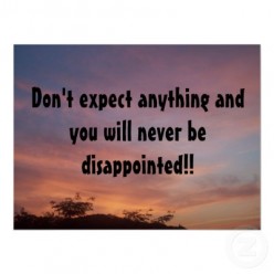 Don't Expect