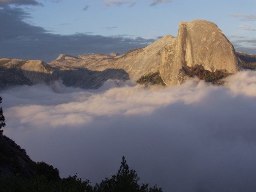 This is Half Dome at Sunset. What do we want? Liberty and Freedom from Sea to Shining Sea