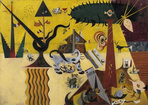 The Tilled Field by Joan Miro.