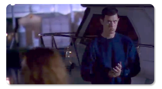 Travis is stalking his prey after Gellar is dispelled from the mission by Deb's play at putting his pacture in the paper. This poor, potential Whore of Babylon is in big trouble.