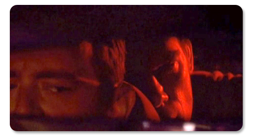 There is a dark passenger hiding, waiting. Travis, unsuspecting, is suddenly at the whim of his captor. He's terrified. You can hear it. You can feel it. His terror melts away any defenses and he reveals his impotence, his failure. 
