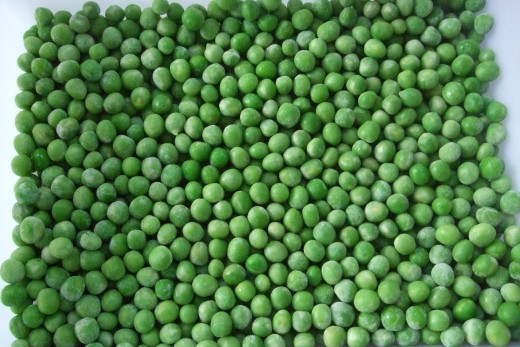Use frozen peas for easy homemade baby food.