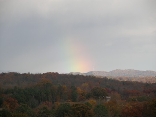 Autumn Rainbow (photograph by Vicki Carroll)