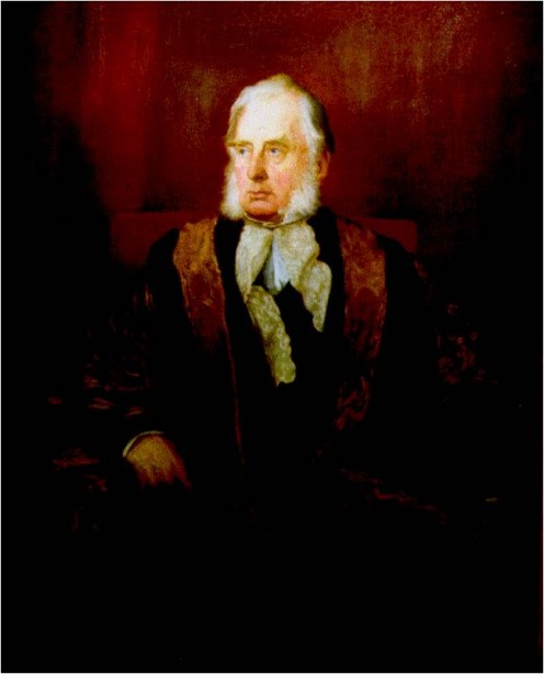 Portrait of William Cavendish, 7th Duke of Devonshire (1808-1891) - artist unknown, c. 1870
