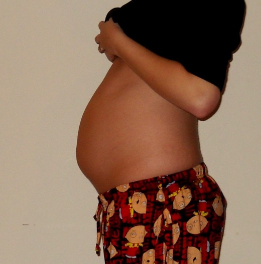 My bump at 21 weeks.