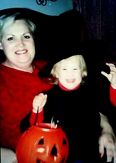 Grandma and my little girl, age 2. 