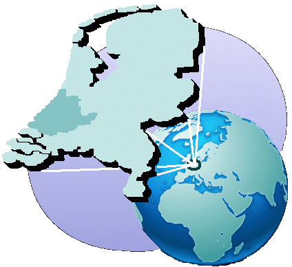 Map location of South Holland province, The Netherlands