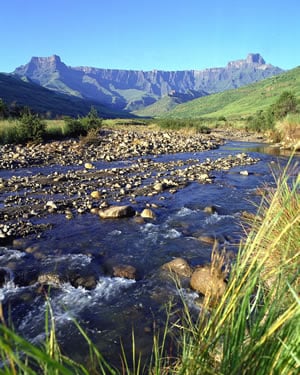 Drakensberg Mountains - For beautiful scenery and hiking opportunities