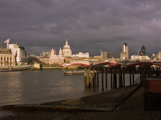 Sunshine on Saint Paul's Cathedral