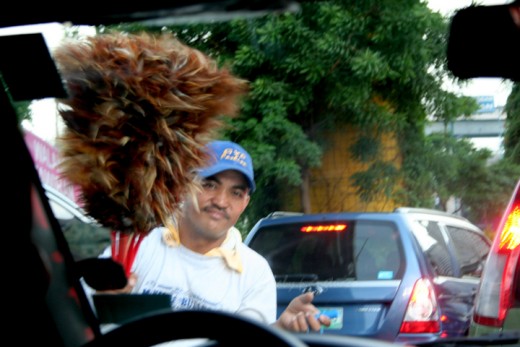 would you like a feather duster ma'am?