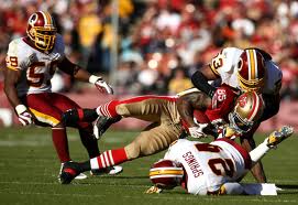 The 49ers have won 5 straight games going into the Redskins game and they are 3-0 on the road this season. Washington has lost 3 straight.
