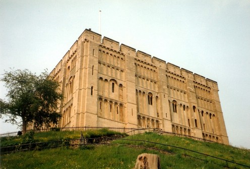 Norwich Castle, seen from the SW corner