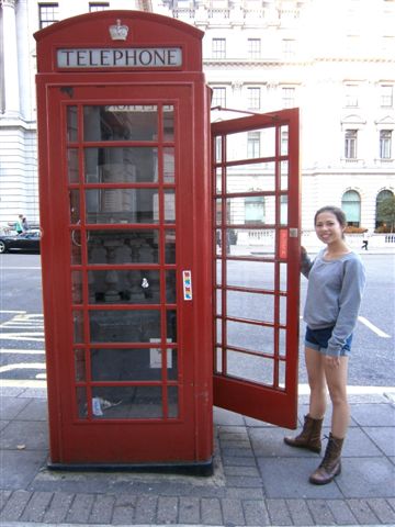 Trafalgar Square is just around the corner.