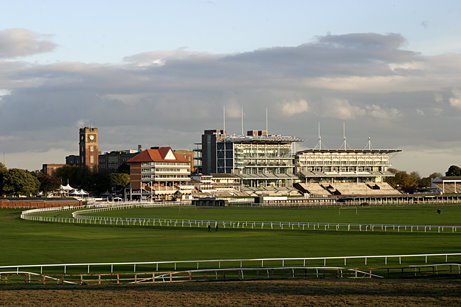 Morning clouds rise over York race course