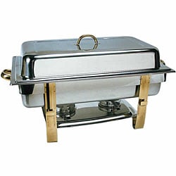 Rectangular Chafing Dish - Gold Plated.
