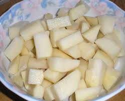 cut potates